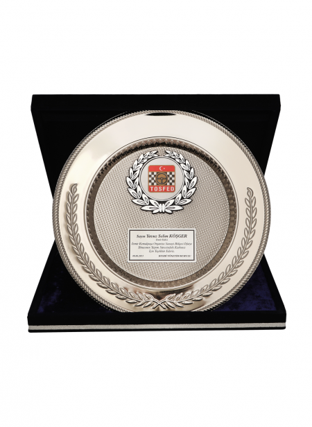 Gümüş Tabaklı Plaket T1